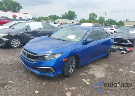 2021 Honda Civic Ex z USA, uszkodzony, nr VIN 19XFC1F37ME006707